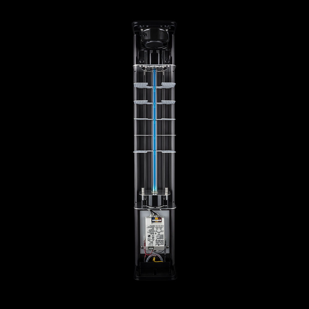 AIRsteril® MP100, Innenaufbau mit UV-C-Lampe