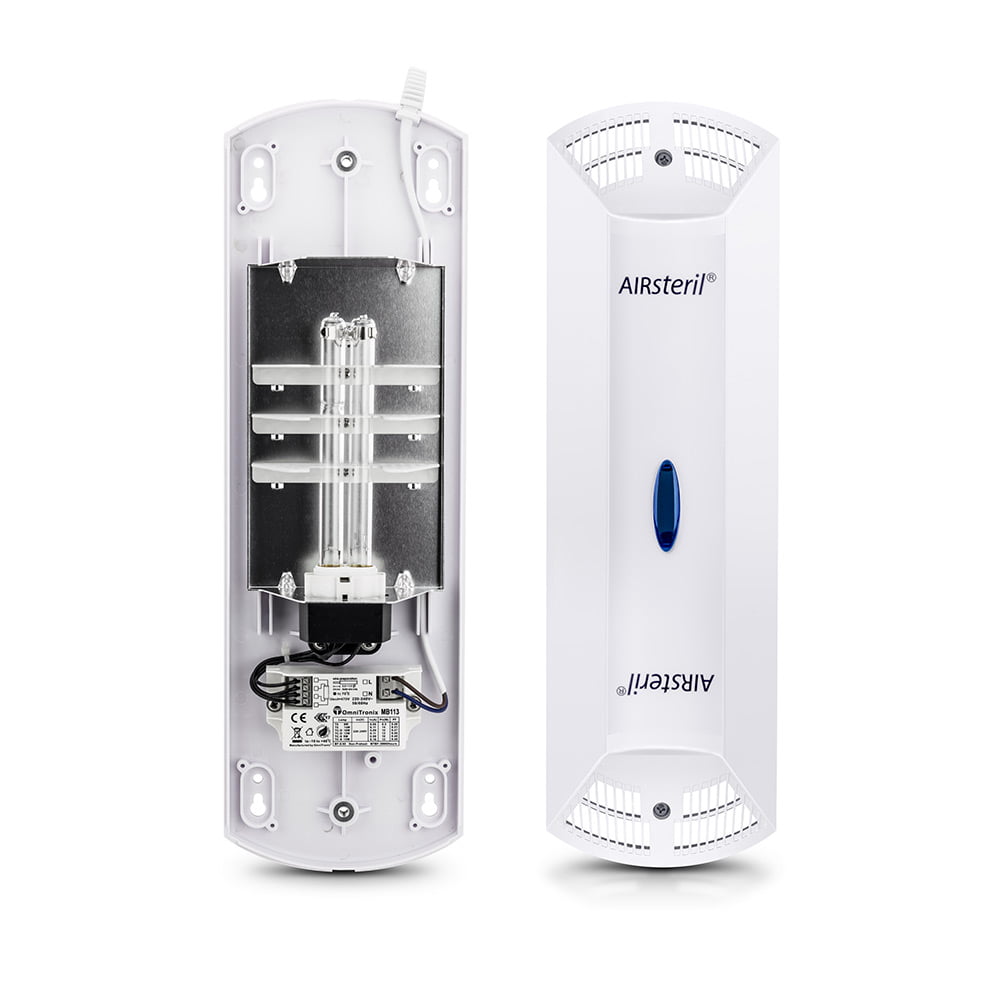 AIRsteril® WT-Serie, geöffnet – UV-C-Lampen im Innenraum